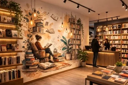 Commerces & enseignes — Lecture au coin du feu · librairie