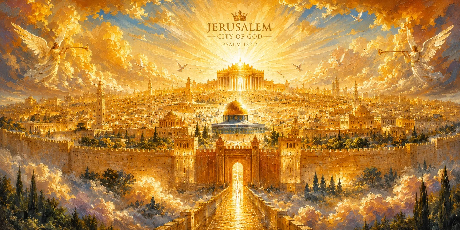 Monde juif — Jérusalem céleste, cité de lumière · jour