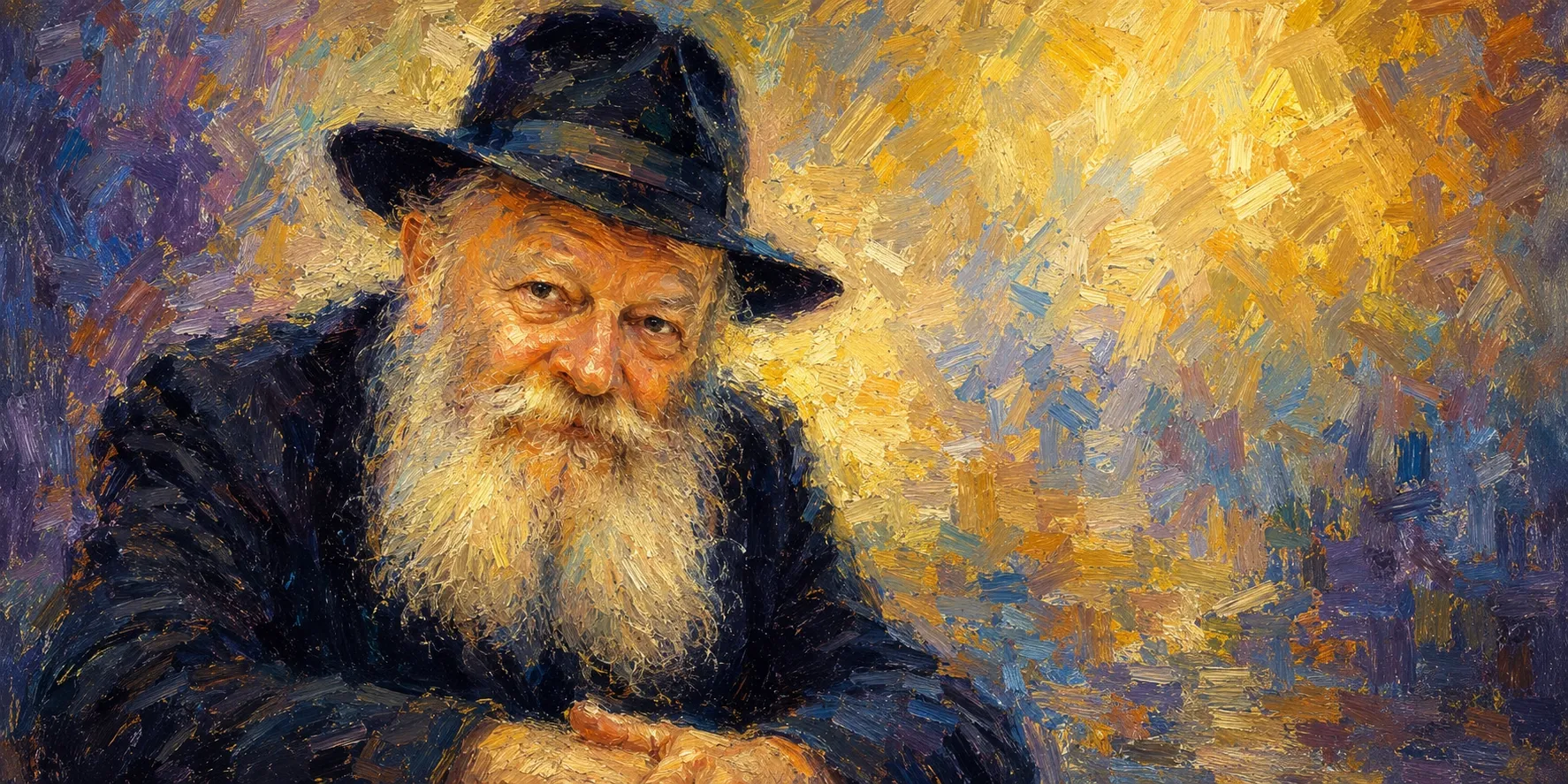 Monde juif — Le Rabbi façon impressionniste · portrait